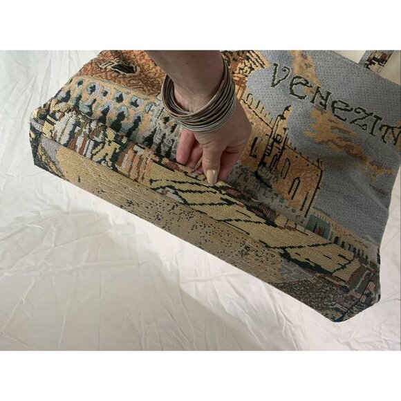 VENEZIA Italian Souvenir Tapestry Tote Bag - Picture 6 of 10